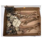 Vntg Door Hardware and Wrenches