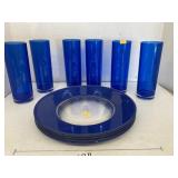 Crate & Barrel - Platic plates and glasses