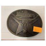 Solid Brass Belt Buckle, Marlboro