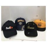4 Baseball Caps Hats