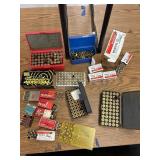 Lot of Ammo, Empty Brass, Misc - - if shipping