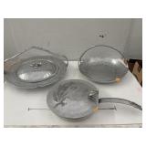 3 pcs Vintage Forged Aluminum