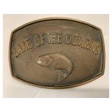 Metal Belt Buckle Ozarks Fish