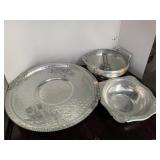 3 pcs Vintage Forged Aluminum