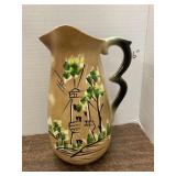 Vntg Nippon Hand Painted Pitcher