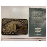 Solid Brass Belt Buckle, Semi