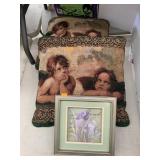 Angel Pillows and Sign