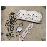 Signs, Mirror, Decor