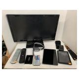 Computer Monitor(No power cord), Tablets (No