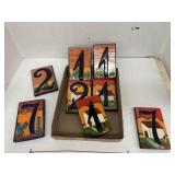 Ceramics Number Tiles