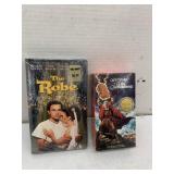 10 Commandments VHS and The Robe VHS