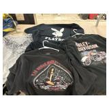 4 Shirts including Harley-Davidson