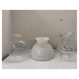 3cnt Glass Lamp Shades