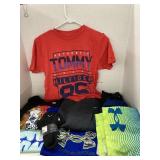 5 -shirts, 3- shorts, & 3 socks