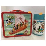 Vntg Mickey Mouse Club Lunch Box and Thermos