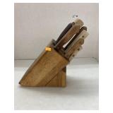 Knife block and knives