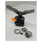 Live to Ride Emblem & 3 Rings