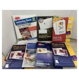 Laminating Sheets, Shipping Labels, Business