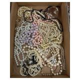 Jewelry - Misc Flat W/ Faux Pearl Necklaces