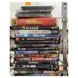 16cnt DVDs and Misc Cds