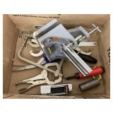 Lock ring wrenches, clamp, Allen wrenches, & vise