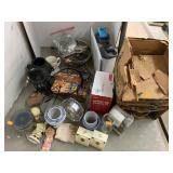 Kitchen Items, Clock, Figurines, Misc