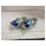 Ceramic delft-style shoes