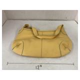 Yellow purse (some cracking on the handle)