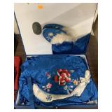 Blue Robe, Slippers, Clothing