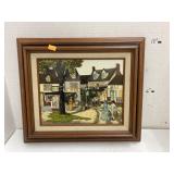 Framed, signed Storefront picture