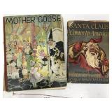 Vntg Books, Mother goose & Santa Claus