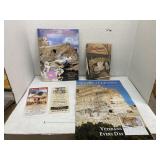 Crazy Horse Memorial pamphlets and S. Dakota map