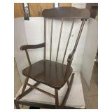 Wooden Toddler Size Rocking Chair