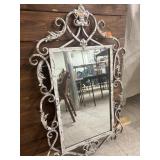 Metal Framed Mirror  - approx 45 x 29 inches