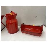 Metlox Poppytrail Pitcher & Metlox Poppytrail