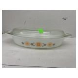 Vintage Pyrex Town & Country Divided Casserole