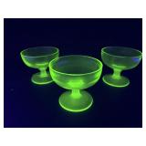 Uranium Sherbet Glasses