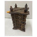Vintage CAST IRON ARCHITECTURAL BUILDING COIN