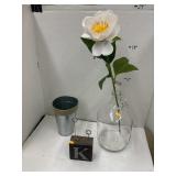 Glass Jug & Other Decor