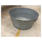 Galvanized Metal Wash Tub