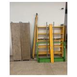 Ladder Scaffolding w/ wheels- Approx 7 X 5 X 28 ft