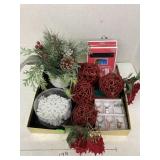 Ornaments, drink charm set, tea lights, & decor