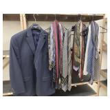 Chaps menï¿½s suit jacket (Sz 46 R) and ties