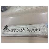 Bless Our Home Wall Decor - 47 x 11 inches