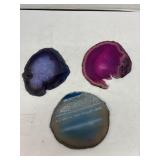 3 cnt Agate Slices