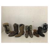 7 Miniature cowboy boots