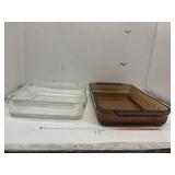 2 Anchor Hocking Baking Dishes