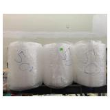 3cnt Rolls Bubble Wrap, 50ft