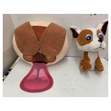 Peek-a-boo Dog Pillow and Dog Stuffed Toy