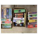3 Boxes of Vntg Puzzles and Misc Puzzles